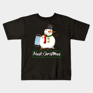 Mask Christmas 2021 Kids T-Shirt